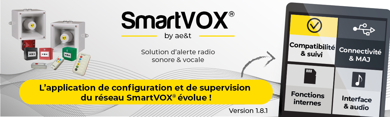 Nouvelles fonctionnalités application SmartVOX®