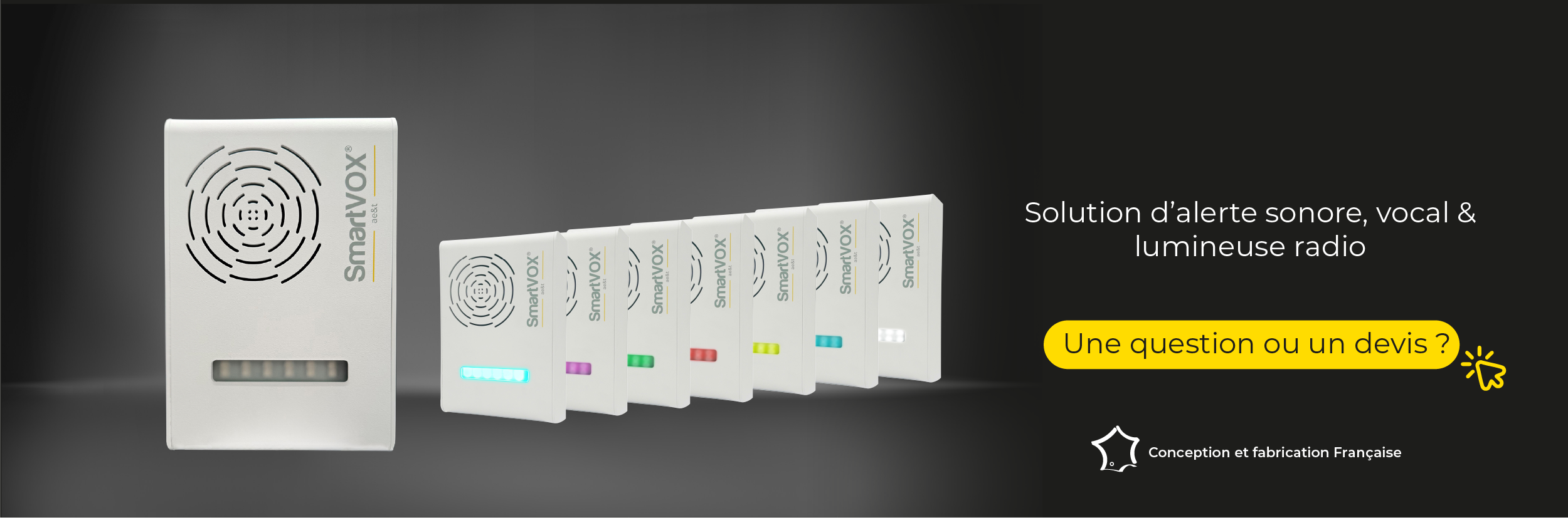 Solution d’alerte Sonore Vocale et Lumineuse Radio Solution d’alerte Sonore Vocale et Lumineuse Radio
