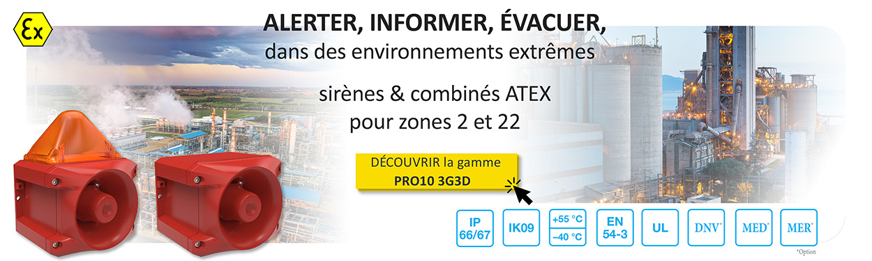 la gamme de signalisation PRO10 3G3D