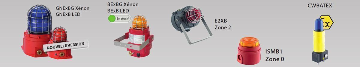 Les nouveautés et les indispensables ATEX - Avertisseurs optiques et sonores ATEX