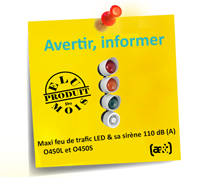 Feux de trafic et sirène O450 ae&t