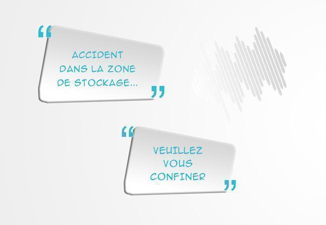 EN DIFFUSANT DES CONSIGNES CLAIRES ET AUDIBLES... EN DIFFUSANT DES CONSIGNES CLAIRES ET AUDIBLES...