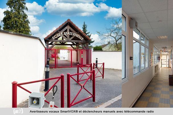 Groupe scolaire de St-Germain-de-la-Grange : alarme  PPMS avec SmartVOX® Groupe scolaire de St-Germain-de-la-Grange : alarme  PPMS avec SmartVOX®