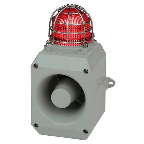 Combiné Aluminium vocal flash 110dB 5J 24Vcc Rouge IP66 Combiné Aluminium vocal flash 110dB 5J 24Vcc Rouge IP66