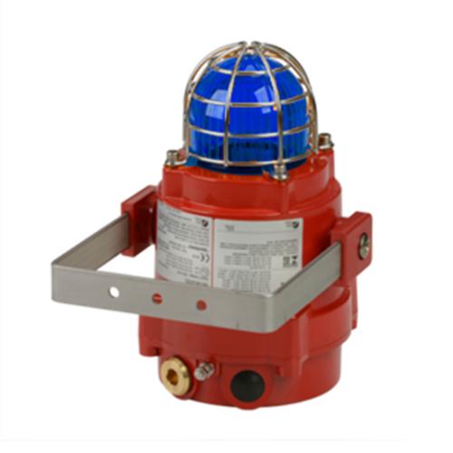Feu flash ATEX compact 5J 120cd 230Vca 55mA Bleu IP66 IP67