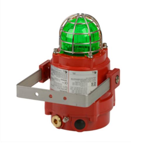 Feu flash ATEX compact 10J 345cd 48Vcc 340mA Vert IP66 IP67