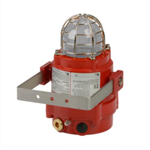 Feu flash LED multimodes 160 cd 24 à 48Vcc 110mA transp. IP66 IP67