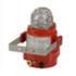 Feu flash LED multimodes 160 cd 24 à 48Vcc 110mA transp. IP66 IP67