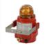 Feu flash LED multimodes 160 cd 230Vca 45mA Orange IP66 IP67