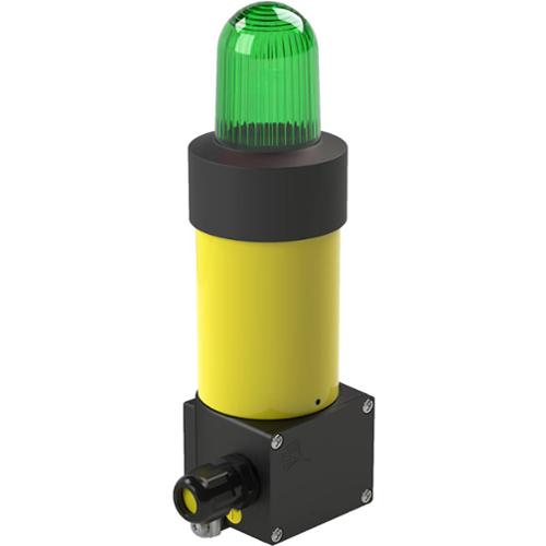 Feu flash ATEX compact 5J 12Vcc à 48Vcc 24Vca à 42Vca Vert Feu flash ATEX compact 5J 12Vcc à 48Vcc 24Vca à 42Vca Vert