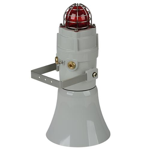 Combiné 123dB 10J ATEX/IECEx/UL 24Vcc (20-28Vcc)-Rouge-Boitier Gris Combiné 123dB 10J ATEX/IECEx/UL 24Vcc (20-28Vcc)-Rouge-Boitier Gris