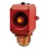 Combiné LED/112dB Fonte d'alu IP66 48-60 Vcc - Orange