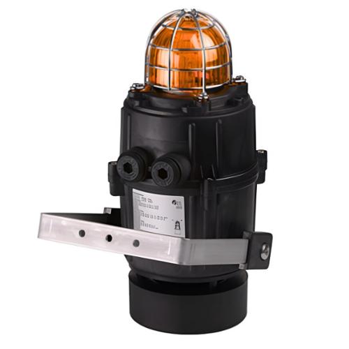 Combiné sonore lumineux LED 116dB RADIAL 24Vcc Orange IP66 Combiné sonore lumineux LED 116dB RADIAL 24Vcc Orange IP66