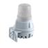 Avertisseur 100dB avec flash 1J 230Vca optique Transparent IP65