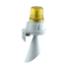 Trompe 100dB avec flash 1J 115Vca/cc optique Jaune IP65