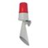 Maxi trompe 110dB avec flash 5J 48Vcc/ca Rouge IP65