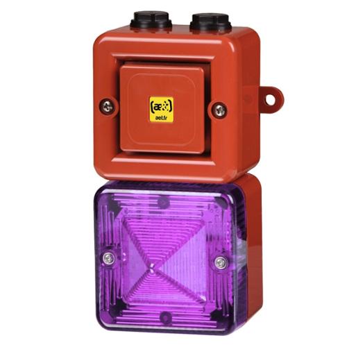 Combiné xénon 5J/100 dB 20-28 Vcc - Magenta - 10 sons