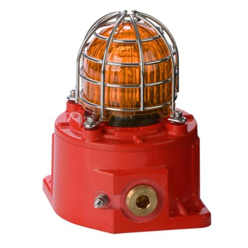 Feu flash GRP ATEX compact 5J 118cd 230Vca 54mA Orange IP66/67