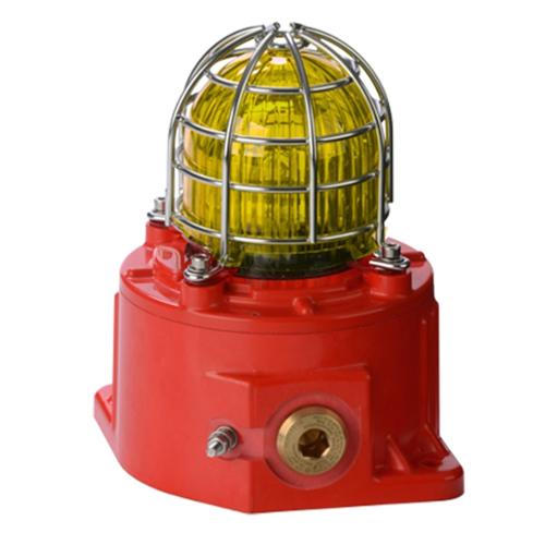 Feu flash GRP ATEX compact 5J 118cd 230Vca 54mA Jaune IP66/67