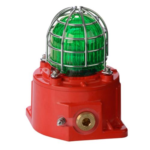 Feu flash GRP ATEX compact 5J 118cd 230Vca 54mA Vert IP66/67