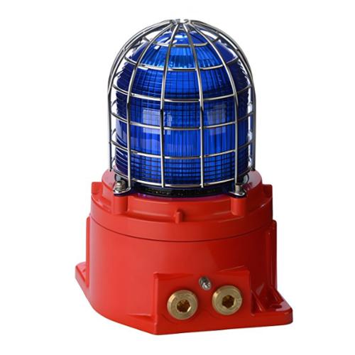 Feu flash GRP Ex compact 15J 667cd 24Vcc 853mA Bleu IP66/67