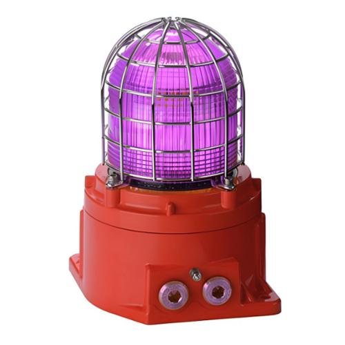 Feu flash GRP Ex compact 21J 1115cd 48Vcc 530mA Magenta IP66/67