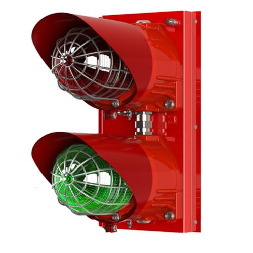 Feu routier ATEX LED 338cd IP66 24 VCC - ROUGE VERT