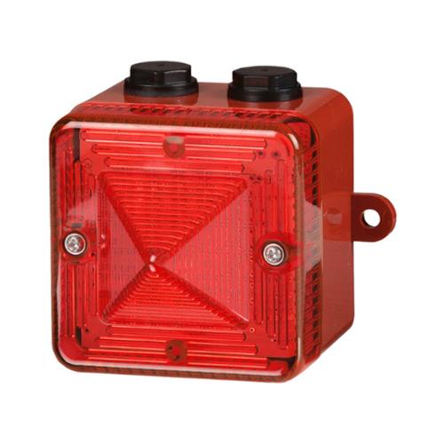 Feu flash compact xénon 5J 42-54 Vcc - Rouge - IP66