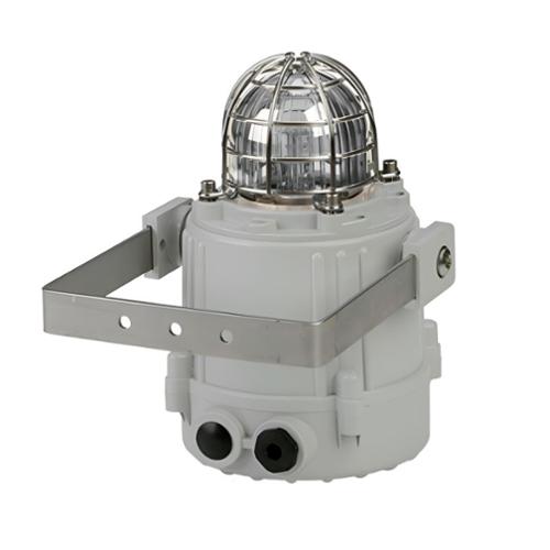 Flash 5J avec grille de protection 48Vcc optique Transparent IP66/67 Flash 5J avec grille de protection 48Vcc optique Transparent IP66/67