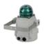 Flash 5J avec grille de protection 115Vca optique Vert IP66/67