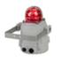 Feu LED avec grille protection 230 Vca optique Rouge IP66/67