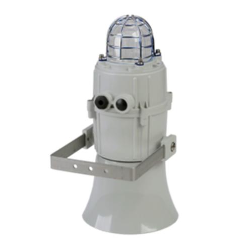 Combiné 119 dB (A)  feu flash 5J 12 Vcc Transparent IP66/67