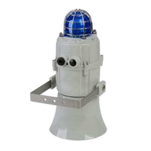 Combiné 119 dB (A)  feu flash 5J 115 Vca Bleu IP66/67