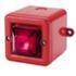 Mini sirène 104dB feu flash 0.5J 24Vca optique Rouge IP66