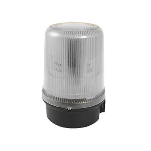 Feu flash cadence variable 5J 115Vca Transp 150xø100mm IP65 Feu flash cadence variable 5J 115Vca Transp 150xø100mm IP65
