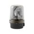 Feu tournant compact 25W 115Vca Transparent 150xø100mm IP65