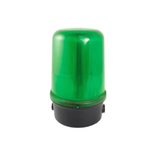 Feu flash cadence variable 15J 24Vcc/Vca Vert 220xø140mm IP65