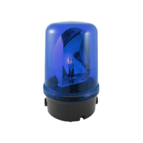 Maxi feu tournant 2x20W 48Vcc Bleu 220xø140mm IP65