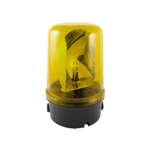 Maxi feu tournant 40W 230Vca Jaune 220xø140mm IP65