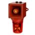 Combiné Feu tournant/113dB OPTASON® 207-253 Vca - Rouge - 64 sons