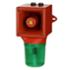 Combiné xénon 15J/124 dB OPTASON® 42-54 Vcc - Vert - 64 sons