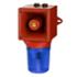 Combiné LED / 124 dB OPTASON® 10-50 Vcc - Bleu - 64 sons