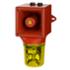 Combiné Feu tournant/124dB OPTASON® 10-15 Vcc - Jaune - 64 sons