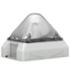 Feu flash 5J pyramidal 230Vca Transparent IP66