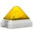 Feu flash 5J pyramidal 230Vca Jaune IP66