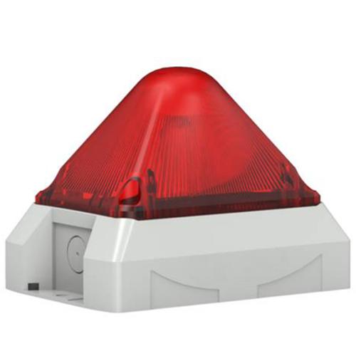 Feu flash 10J pyramidal 24-48Vcc Rouge IP66