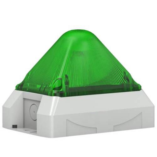 Feu flash 10J pyramidal 230Vca Vert IP66 Feu flash 10J pyramidal 230Vca Vert IP66