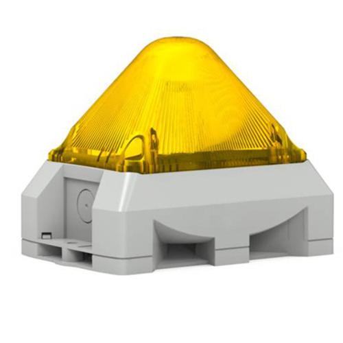 Combiné pyramidal 15J 103dB 24Vcc Jaune IP66