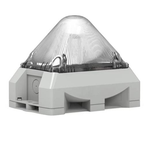 Combiné pyramidal 15J 103dB 24Vca Transparent IP66