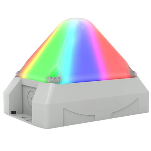 Feu LED pyramidal multimode 95-265 Vca / 108-132 Vcc - RGB